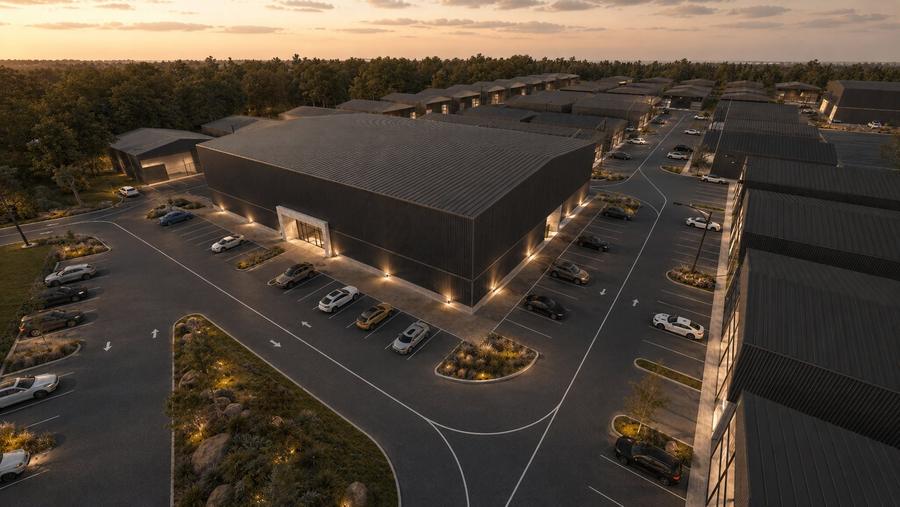 Distribution warehouse render